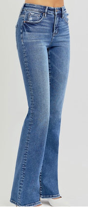 Tummy Control Dark Wash Straight Jeans