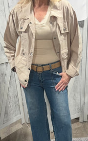 Light Weight Cotton Summer Jacket- Available in 5 Colors!