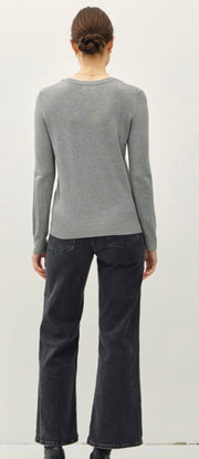 Classic V Neck Knit Sweater- Available in 5 Colors!