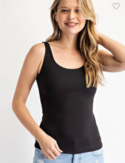 Butter Yoga Sleeveless Tank- Available in Black or Charcoal
