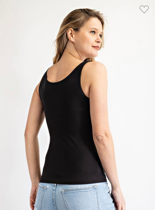 Butter Yoga Sleeveless Tank- Available in Black or Charcoal
