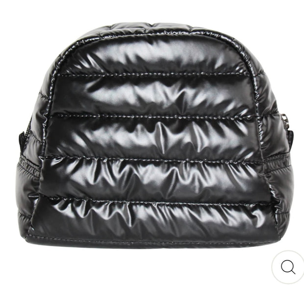 Black Puffer Cosmetic Bag