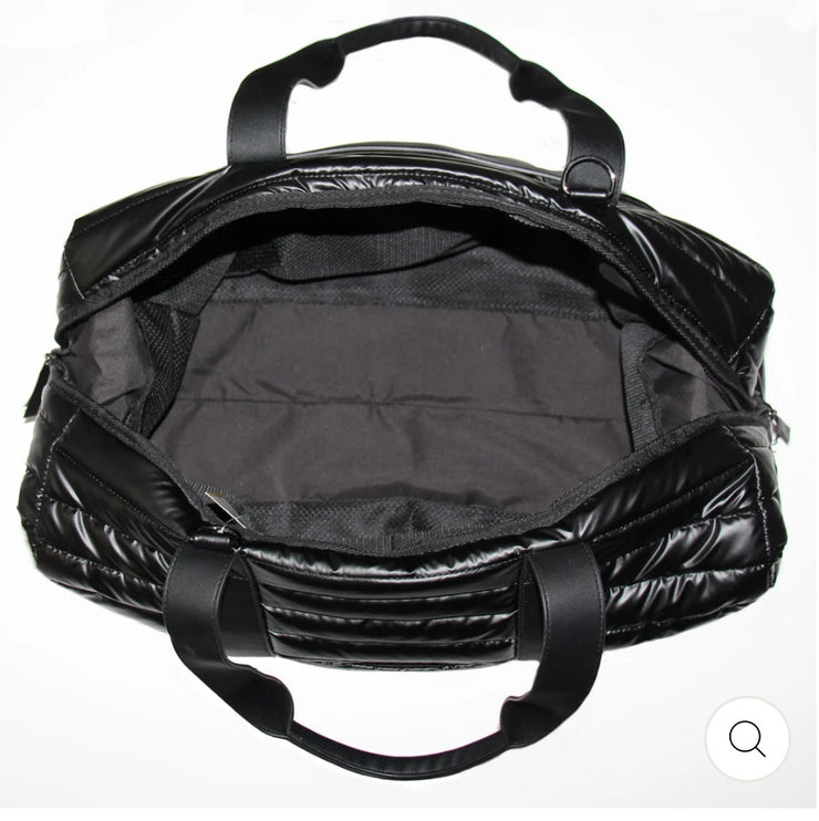 Black Puff Weekender Bag