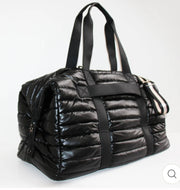 Black Puff Weekender Bag