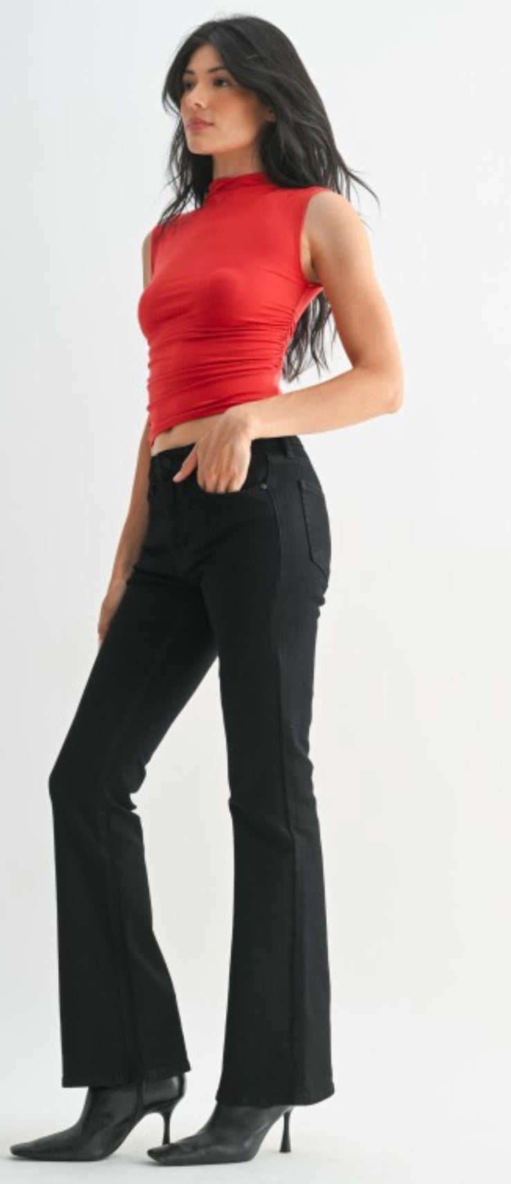JBD Black Bootcut Jeans- No Rips or Distressing