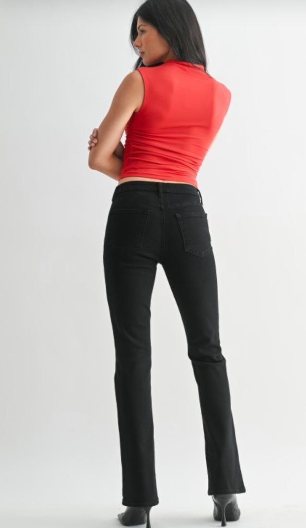 JBD Black Bootcut Jeans- No Rips or Distressing