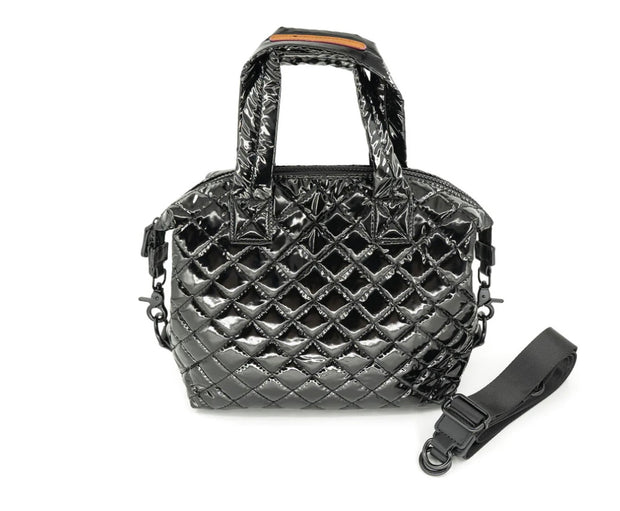 Medium Quilted Bag- Available in Black or Black Patent