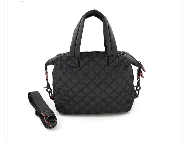 Medium Quilted Bag- Available in Black or Black Patent