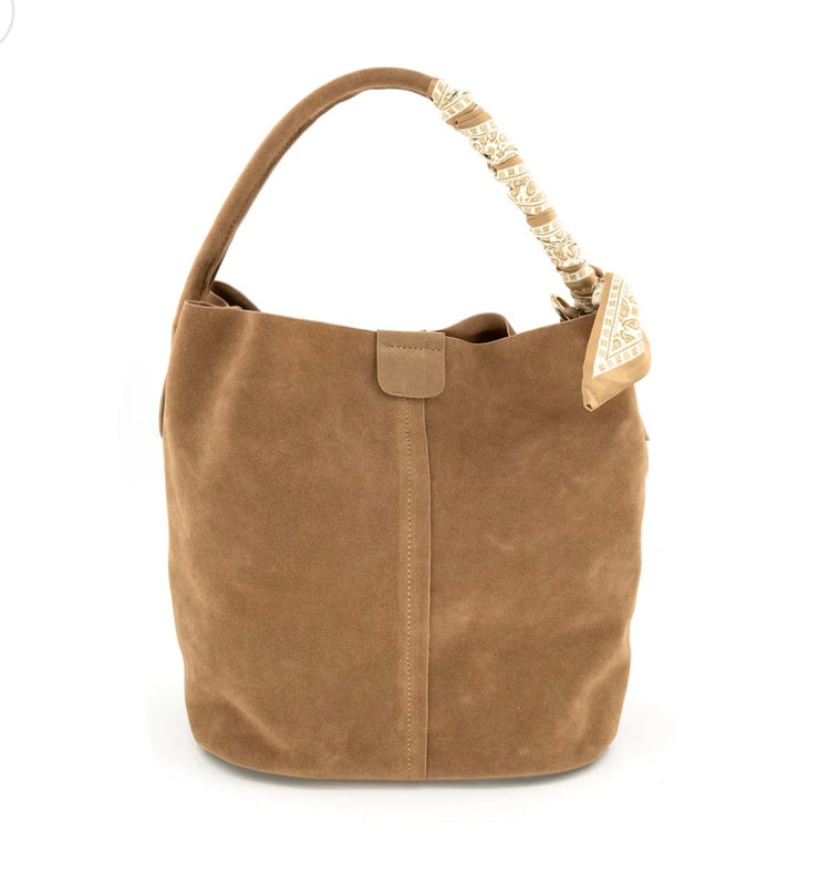 Suede Bucket Bag- Available in 4 Colors!