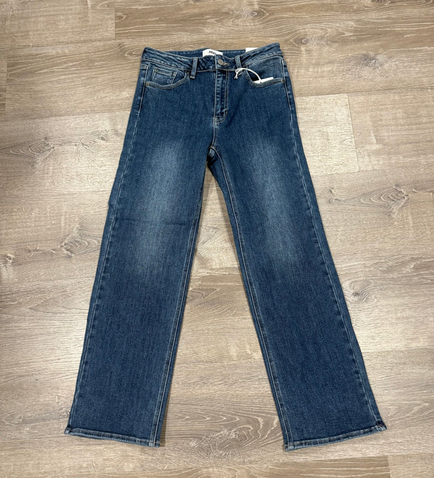 JBD Medium Wash Straight Leg Jeans- No Rips or Distressing
