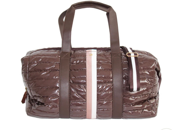 Cocoa Weekender Bag- Matching Cocoa Cosmetic Bag Available