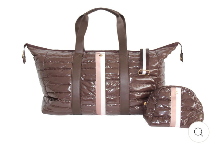 Cocoa Cosmetic Bag- Matching Weekender Bag Available