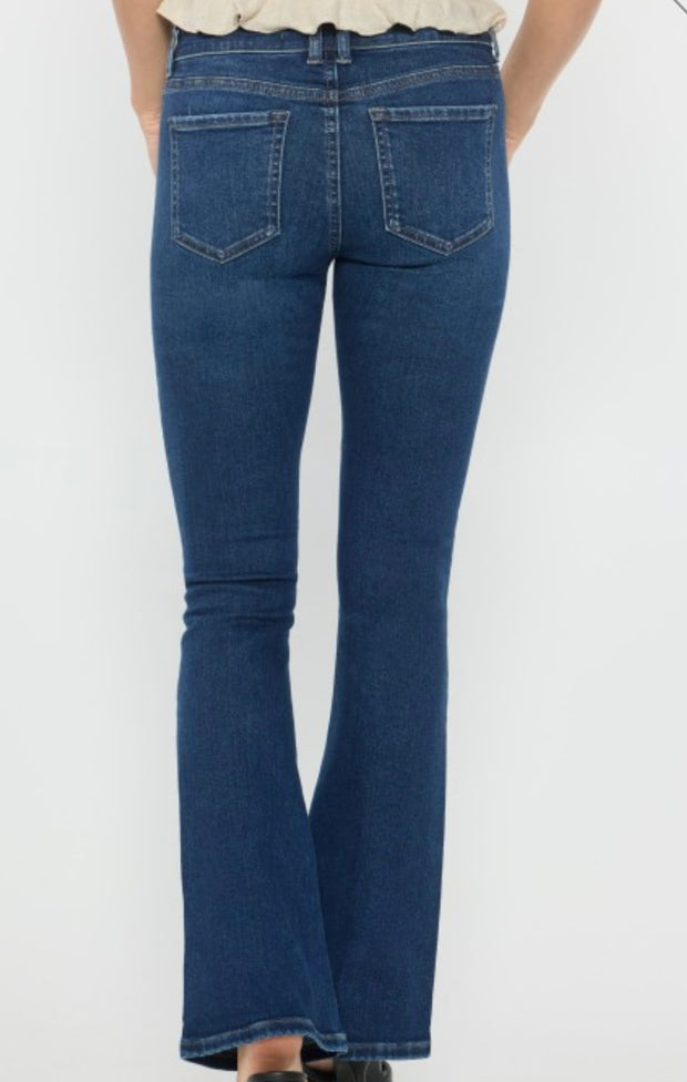 Mid Rise Dark Wash Bootcut Jeans- Available in Medium Wash Too!