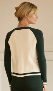 Colorblock Ribbed Long Sleeve Top