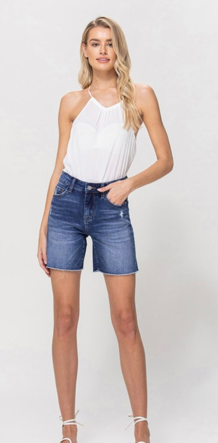 Mid Rise, Comfort Stretch Shorts