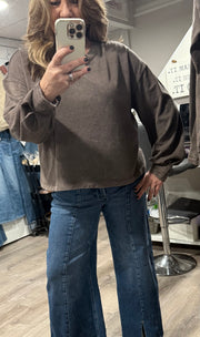 Soft Cotton Long Sleeve Top- 4 Colors Available