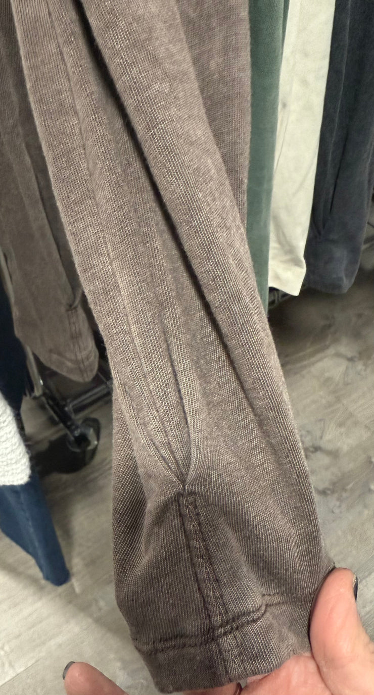 Soft Cotton Long Sleeve Top- 4 Colors Available