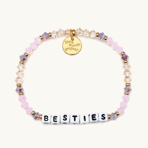 Little Words Project Beaded Bracelet- "Besties"