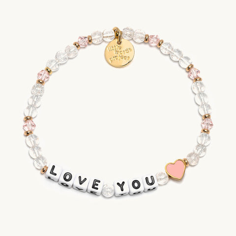 Little Words Project Beaded Bracelet “Love You-Heart”