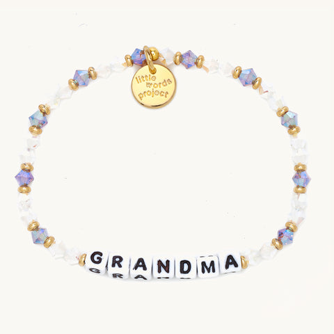 Little Words Project Beaded Bracelet “Grandma”