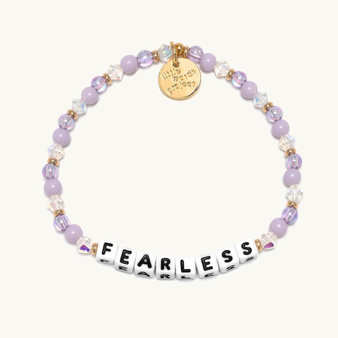 Little Words Project Beaded Bracelet- "Fearless"