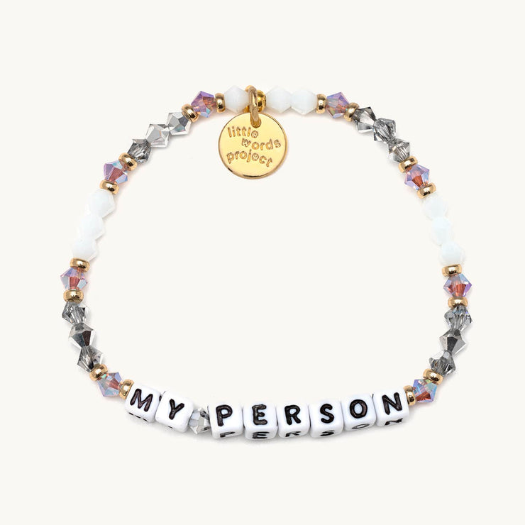 Little Words Project Beaded Bracelet- "My Person"