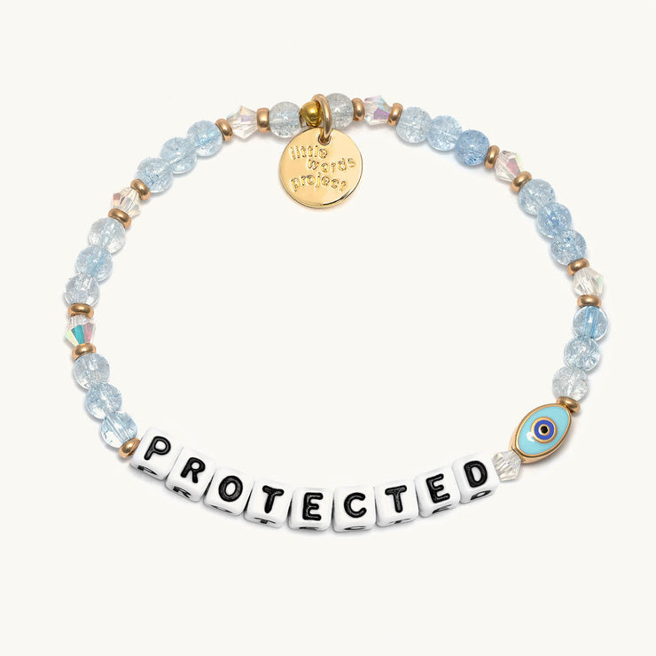 Little Words Project Beaded Bracelet “Protected”