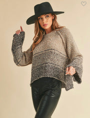 Oat Brown Ombre Sweater