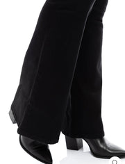 Black Mid Rise Flare Jeans- No rips or distressing- 34" Tall