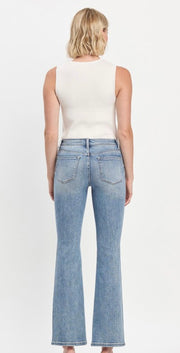 Mid Rise Boot Cut Jeans