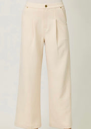 Ivory Suede Trouser- Matching Bomber Jacket Available