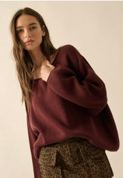 Solid Rib Knit Oversized Sweater- Available in 3 Colors!