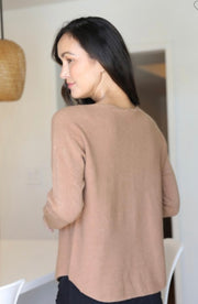 Solid Pullover Sweater- Available in Camel & Olive