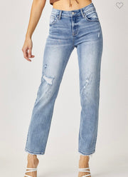 Mid Rise Slouch Jeans