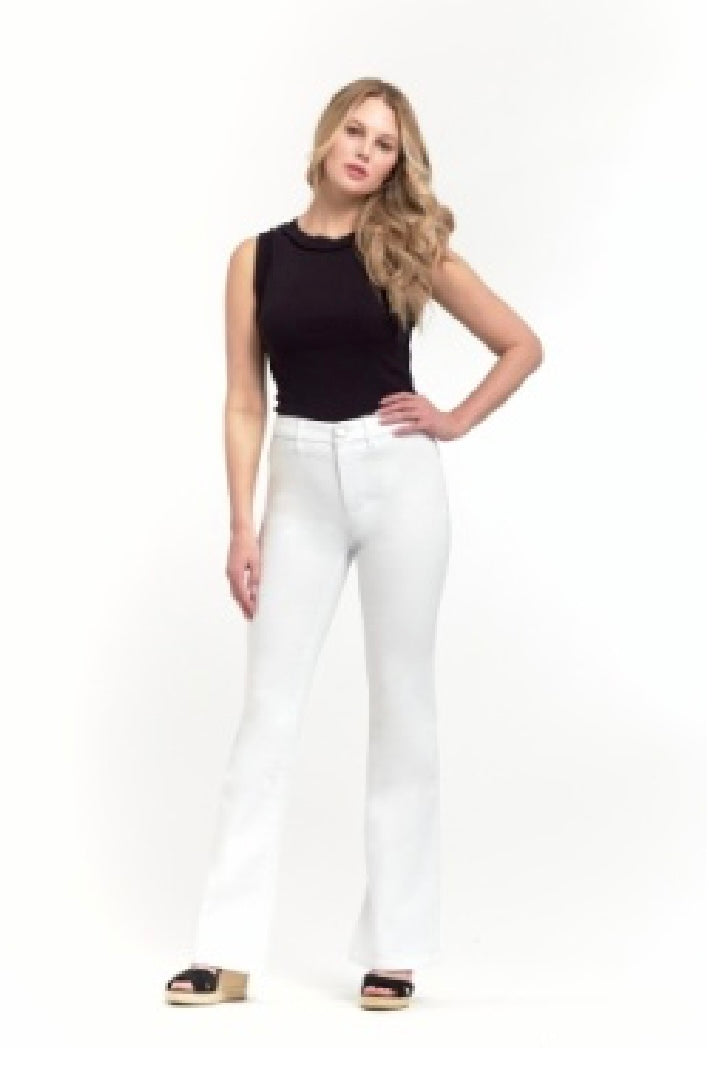 White Better Butter Slim Boot Trouser Jeans