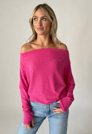 Punch Pink Anywhere Top (Available in Pale Yellow Too)