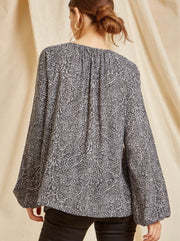Mixed Print Top