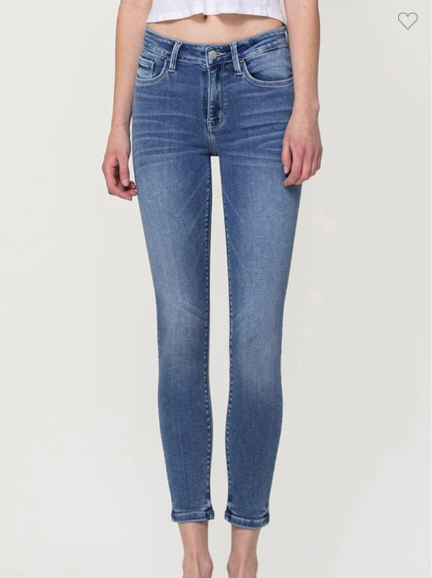 Flying Monkey Super Soft Mid Rise Crop Skinny