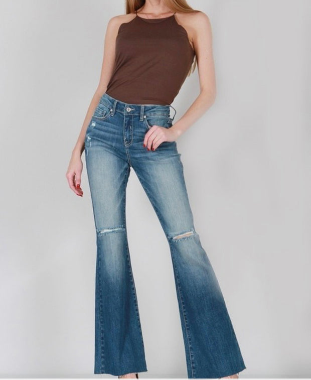 Special A Mid Rise Boot Cut With Destroy Jeans