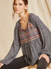 Mixed Print Top