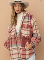 Cozy and Soft Fleece Sherpa Shacket